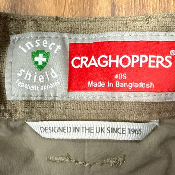 Craghoppers Nosilife Tan Men's Size‎ 40 Insect Shield Outdoors Cargo Shorts - Picture 3 of 8